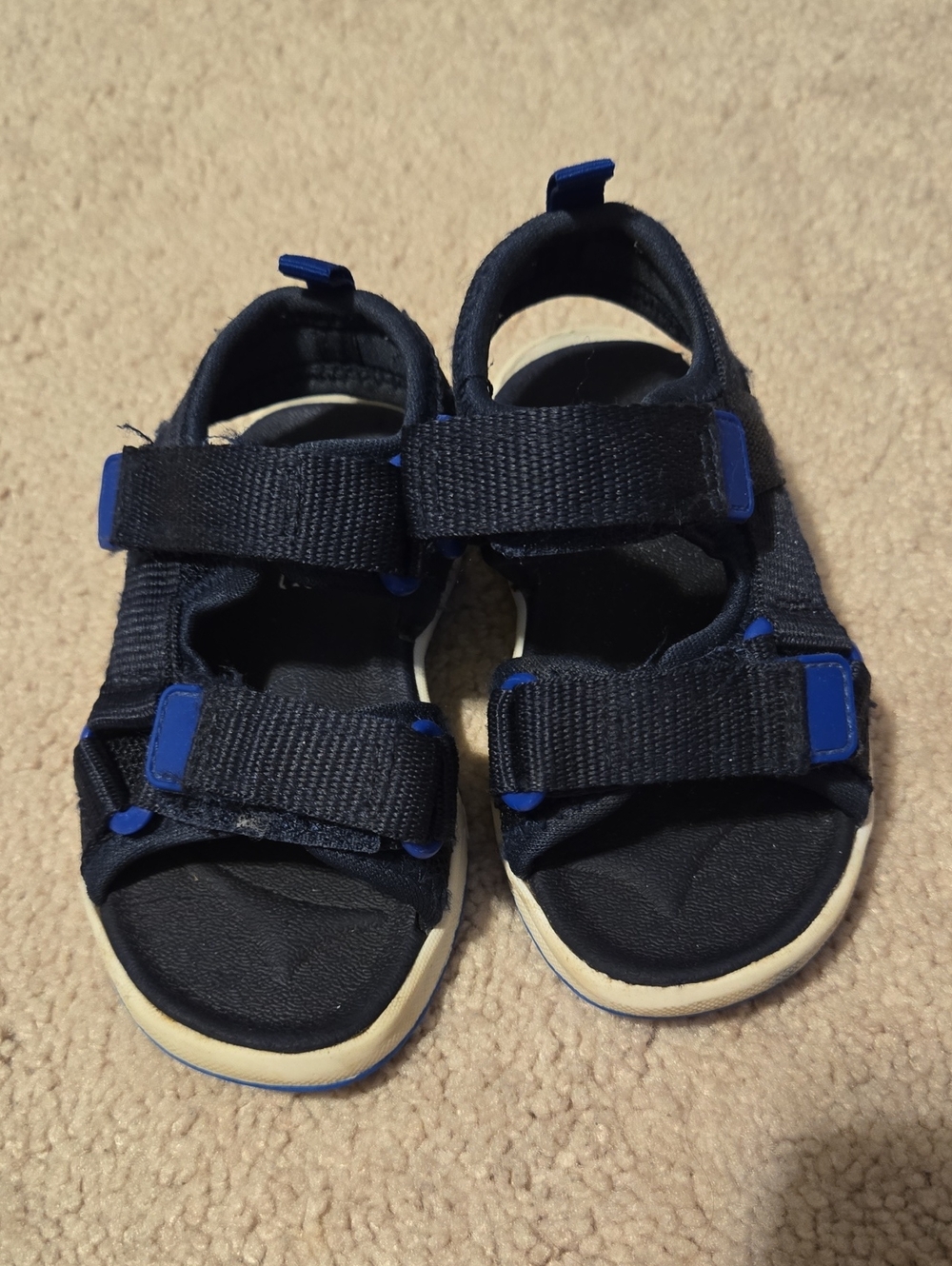 The Children's Place Navy and Blue Toddlers' Hook-and-Loop Sandals